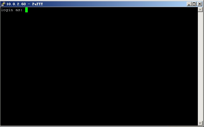 Putty 输入要登录的用户名